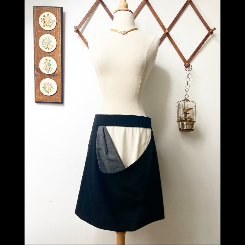 Balenciaga • Minimalist Wool Mini Skirt